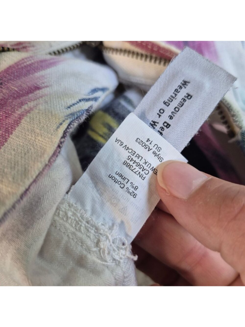 J. Crew Womens Summer Multicolor Ikat Print Shorts Size 4 - Picture 8 of 8